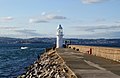 * Nomination The lighthouse at the end of the Breakwater at Brixham in Devon, UK. --Herbythyme 12:11, 24 October 2009 (UTC) * Promotion  Comment Seems to be cw tilted --Berthold Werner 13:40, 24 October 2009 (UTC) More info please - I can't see anything discernible --Herbythyme 13:44, 24 October 2009 (UTC) if you look at the left and rigt side of the tower it seems to be tilted to the right, but only a little bit --Mbdortmund 13:55, 24 October 2009 (UTC) And you can see it at the surface of the sea, it's on the left side somewhat higher. --Berthold Werner 14:11, 24 October 2009 (UTC)  Support OK for me. Yann 14:21, 24 October 2009 (UTC) The tilt at 0.2 degree has been corrected.. --Herbythyme 15:27, 24 October 2009 (UTC)  Support --Berthold Werner 08:59, 25 October 2009 (UTC)