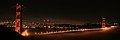 * Nomination Night panorama og Golden Gate Bridge. -Mbz1 02:55, 19 October 2009 (UTC) * Promotion Well done. --AFBorchert 06:03, 19 October 2009 (UTC)